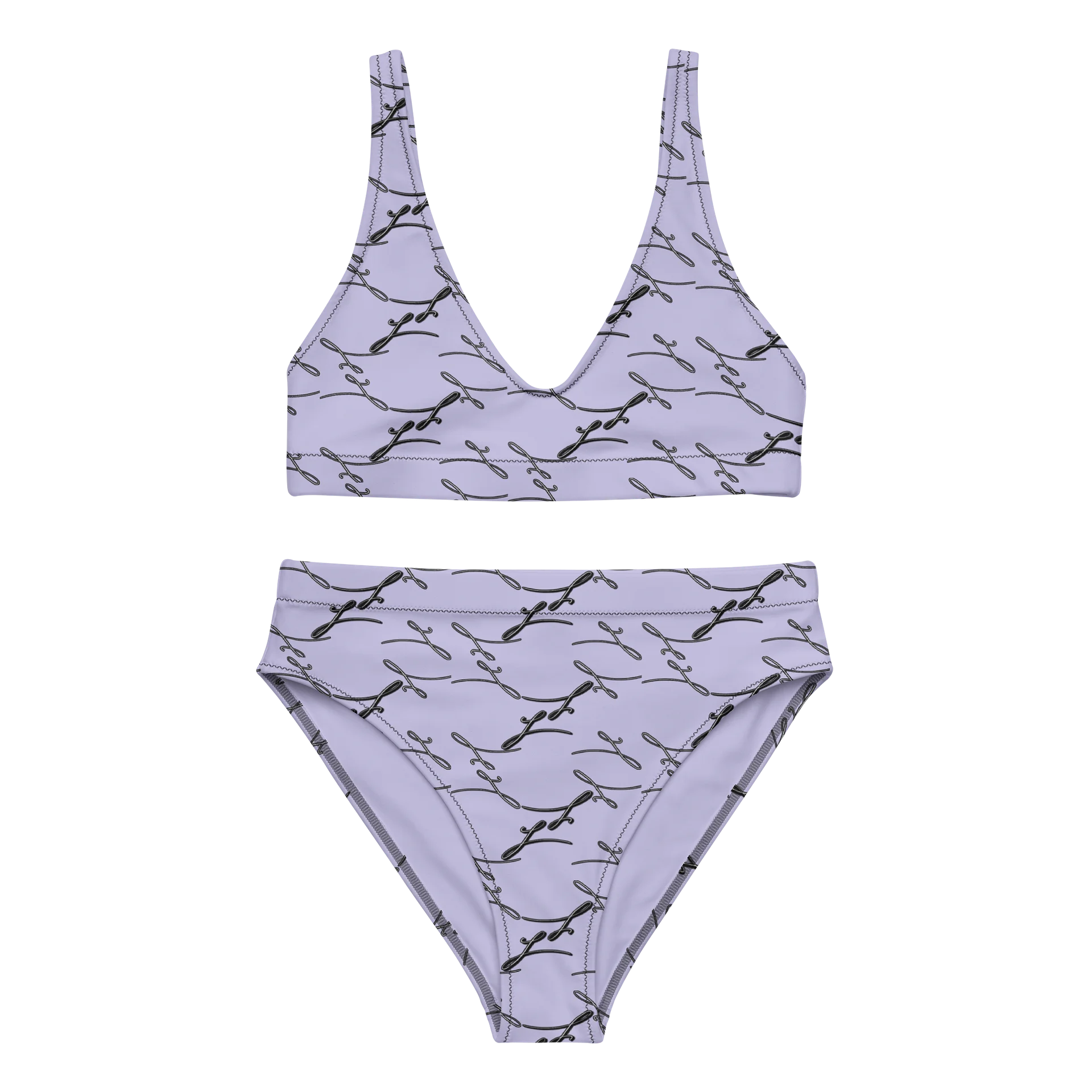 Blush Haze High-Waisted Bikini product image (2)