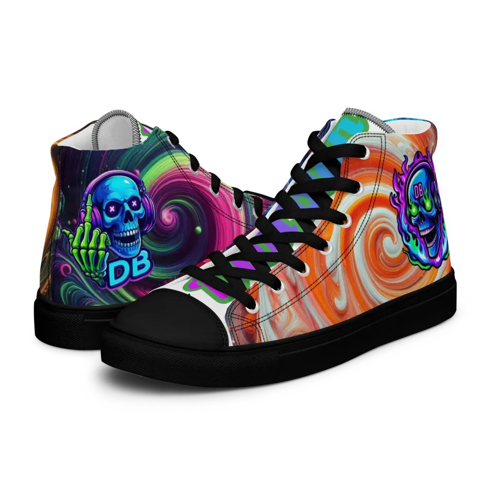 DullBlah Abstract High Tops (Women's) product image (10)