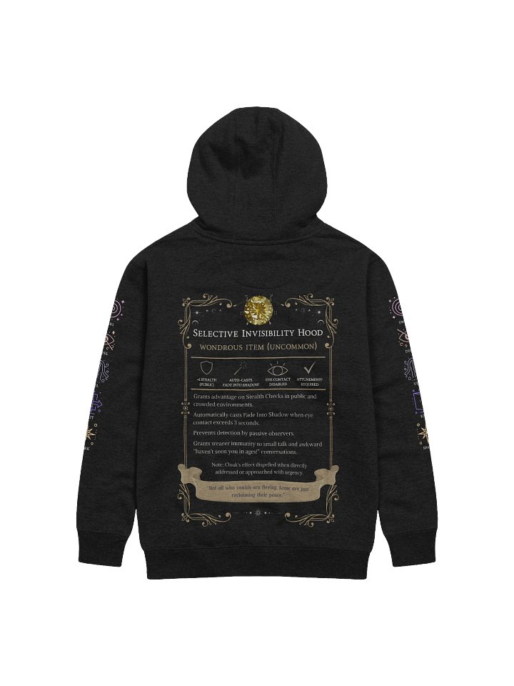 Spellshield Hoodie: Invisibility product image (2)