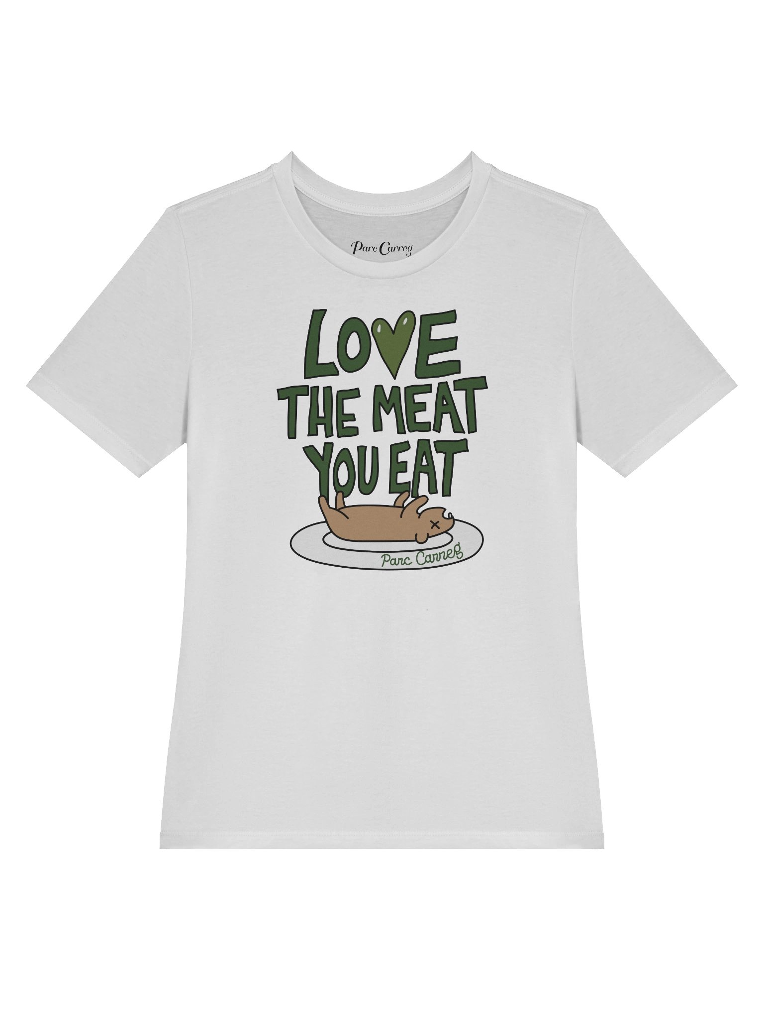 Love the Meat You Eat Womens Tee by Parc Carreg product image (9)