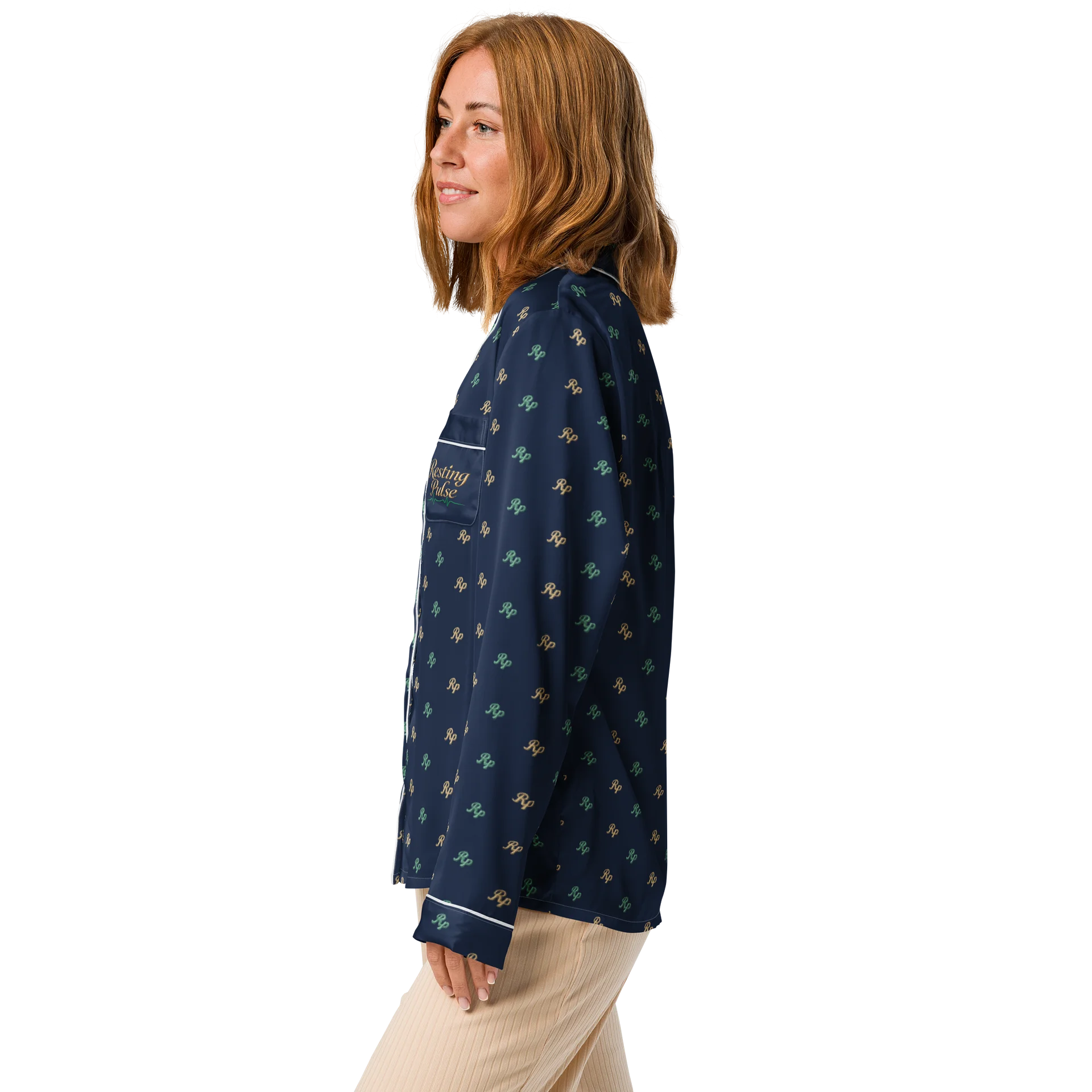 Resting Pulse — The Royal Reset Long-Sleeve Pyjama Top product image (4)