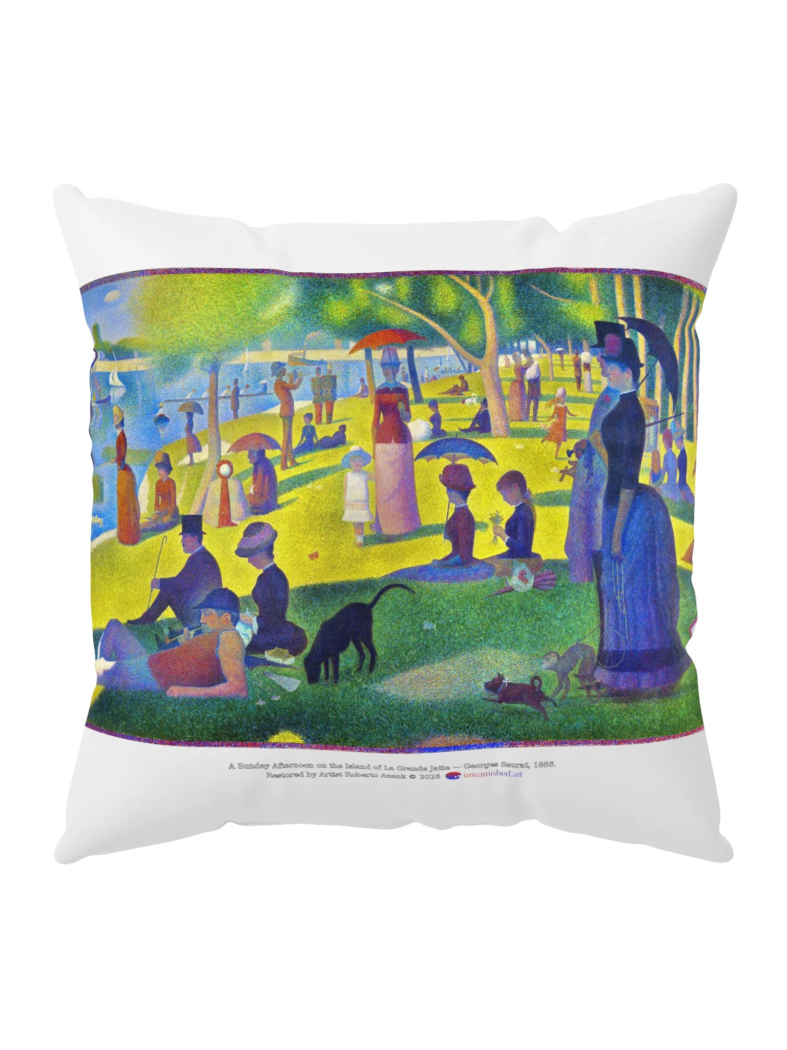 A Sunday Afternoon on the Island of La Grande Jatte — Pillow product image (5)