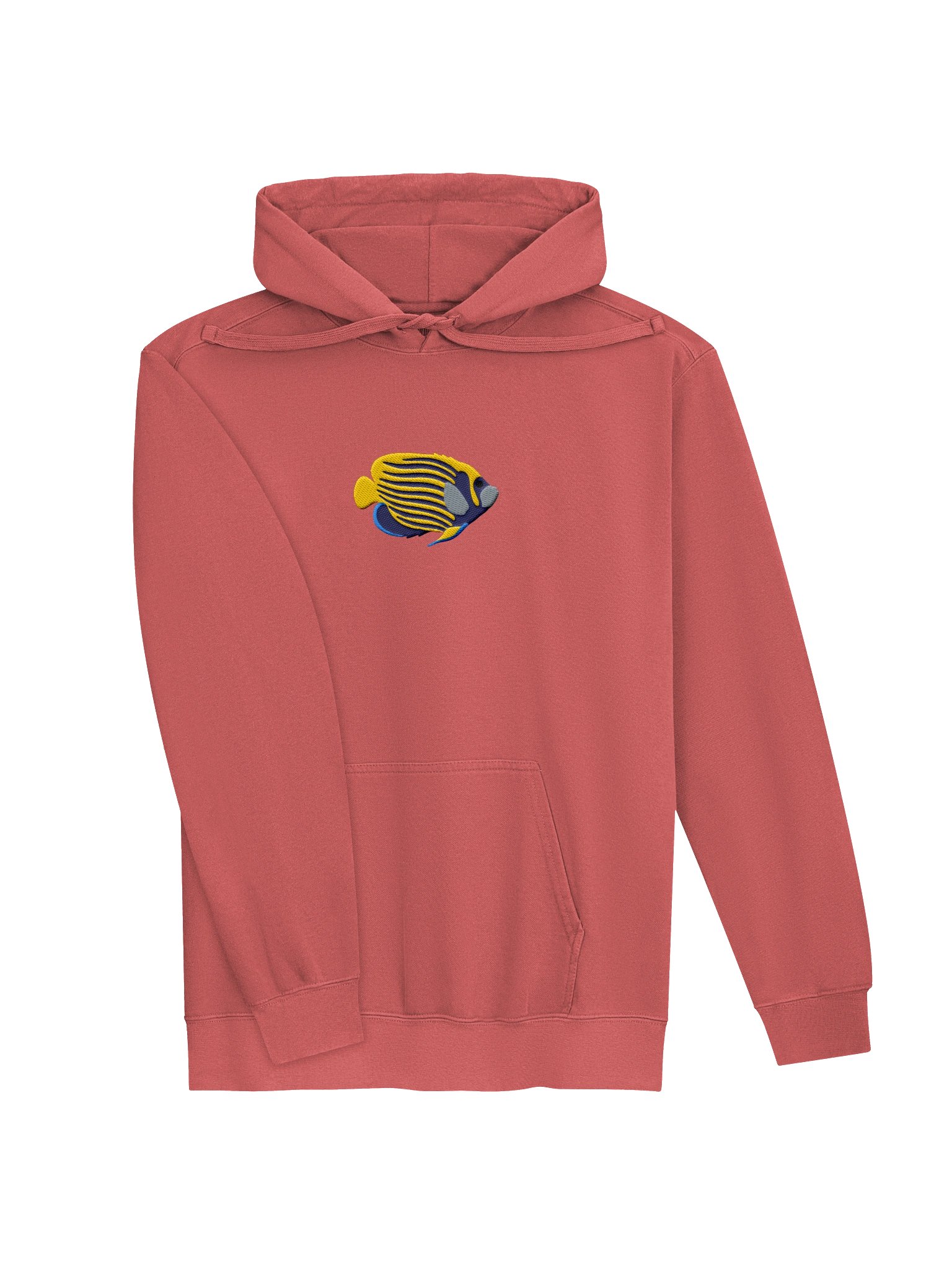 Emperor Angelfish Embroidered Hoodie | Saltwater Reef Aquarium Fish & Marine Life Apparel product image (15)