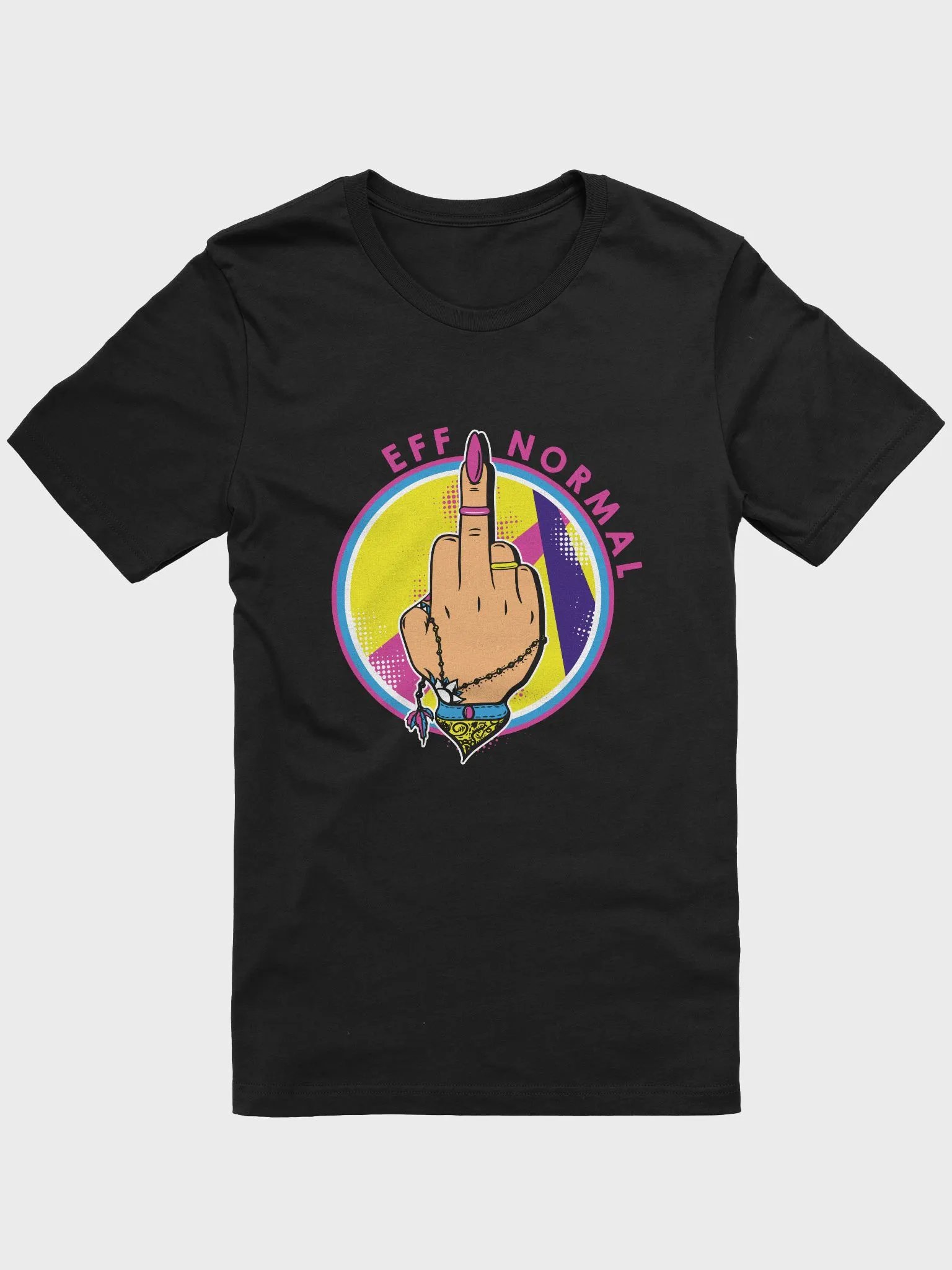 EFF NORMAL Statement Black Tee (Light) product image (2)