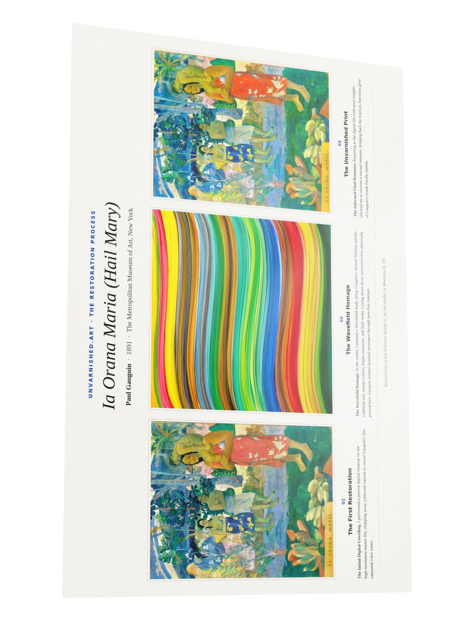 Ia Orana Maria (Hail Mary) — Process Poster product image (3)