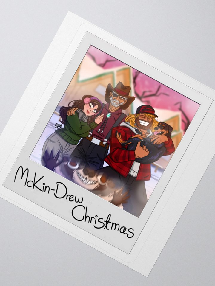 McKin-Drew Christmas Polaroid Sticker product image (6)