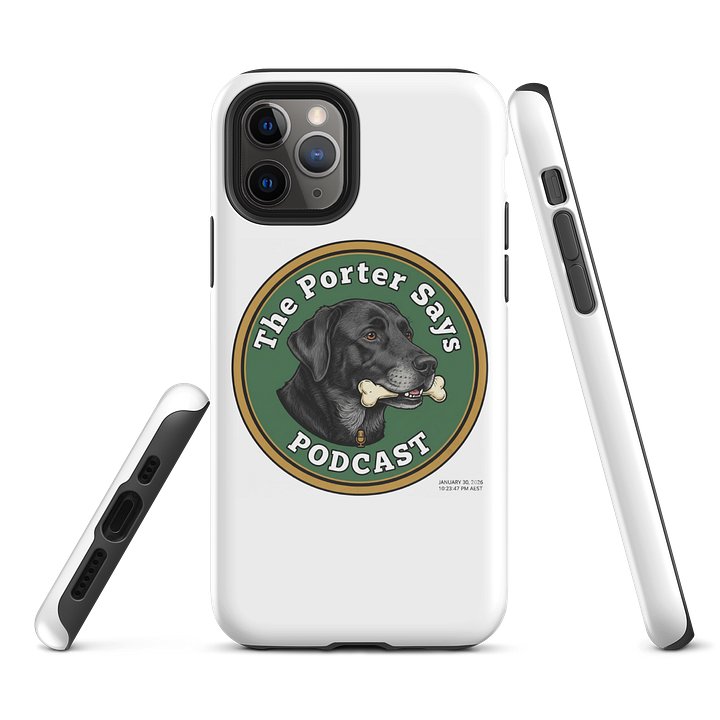 The Porter Says Podcast iPhone Case product image (1)