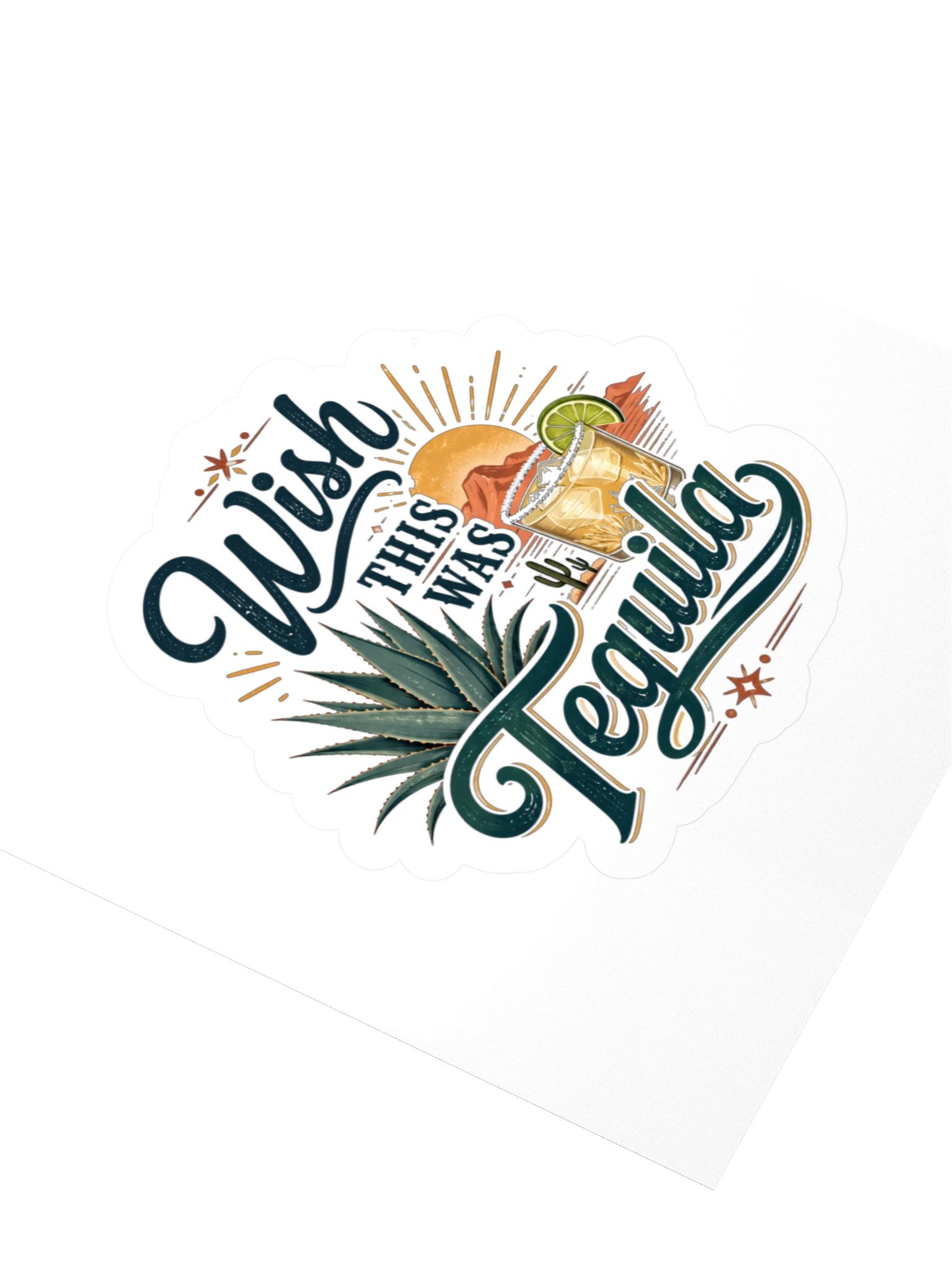 Wish This Was Tequila Sticker product image (3)