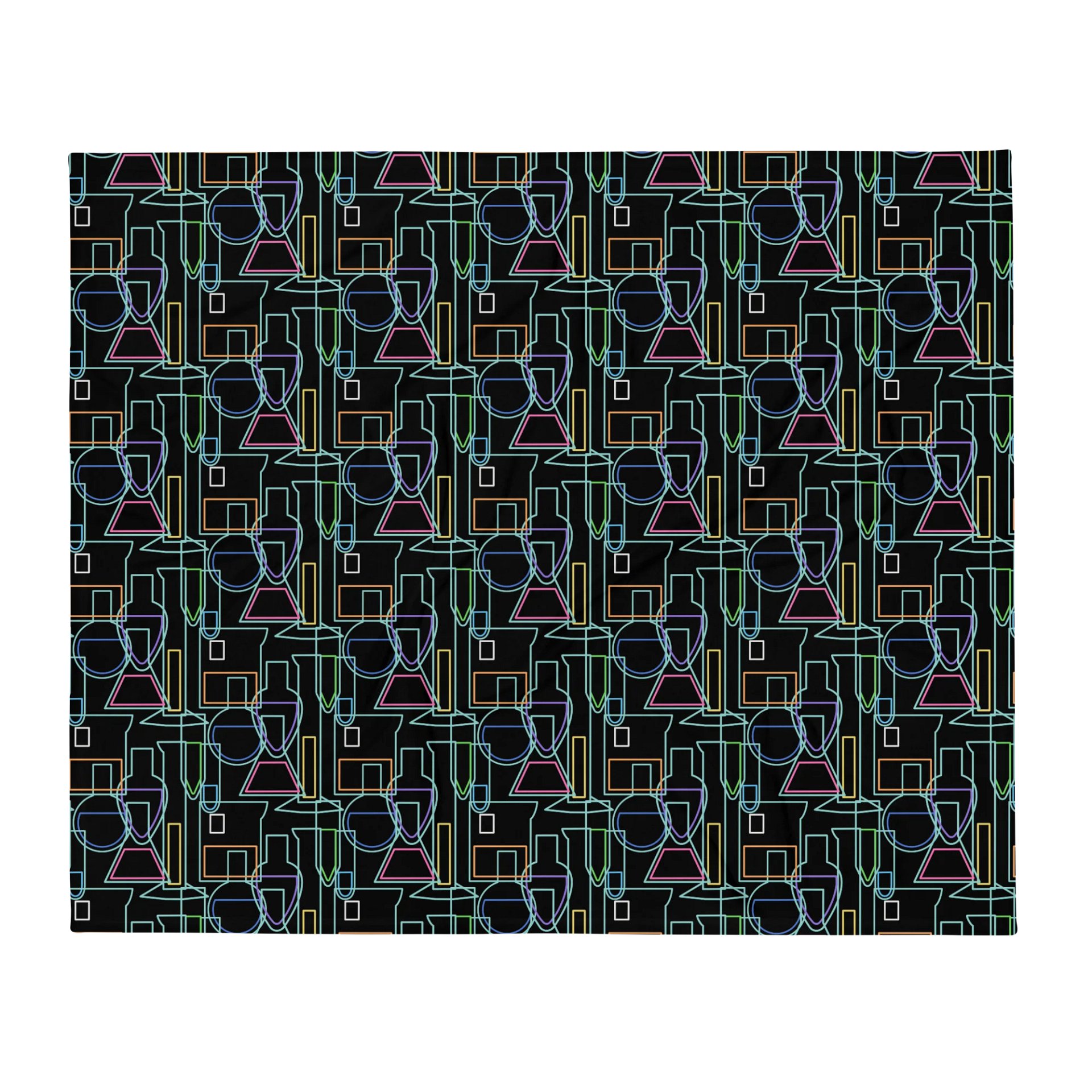 Chemistry Lab Lines Throw Blanket product image (1)