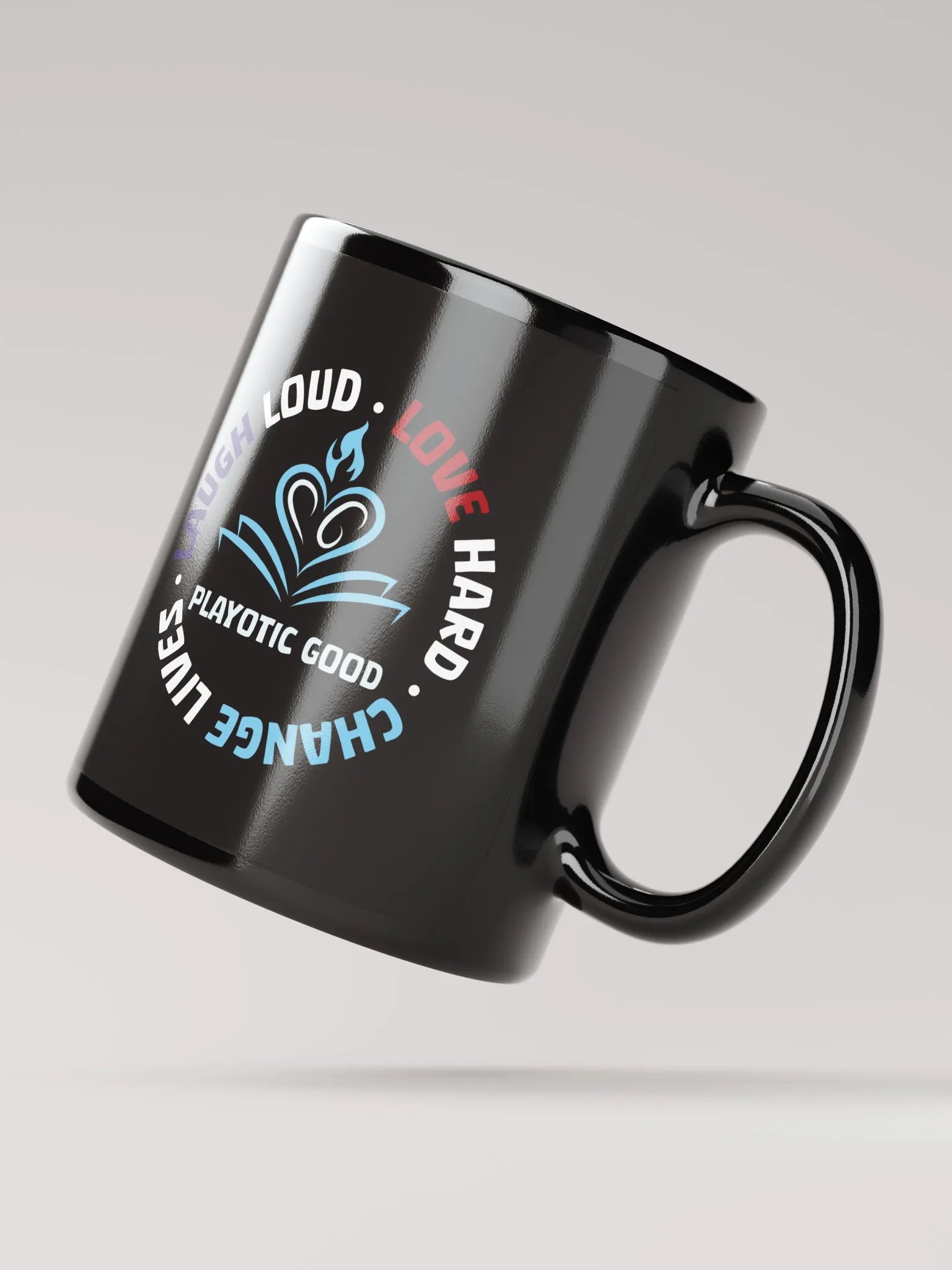 Laugh Loud, Love Hard, Change Lives Mug (Not Microwave or Dishwasher Safe) product image (3)