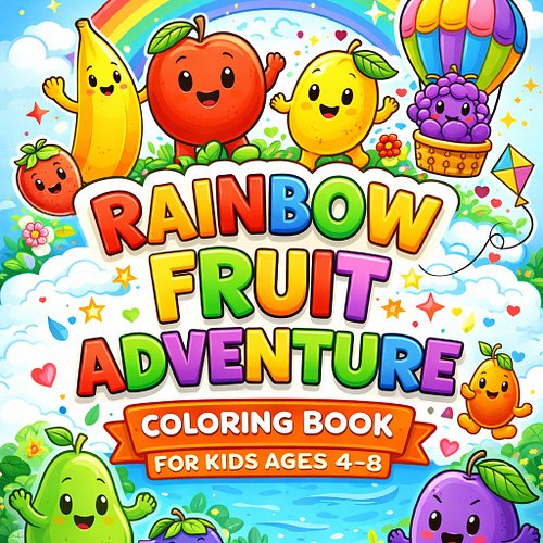 Rainbow Fruit Adventure: A Fun & Easy Coloring Book for Kids Ages 4–8
https://payhip.com/b/ZaEAJ