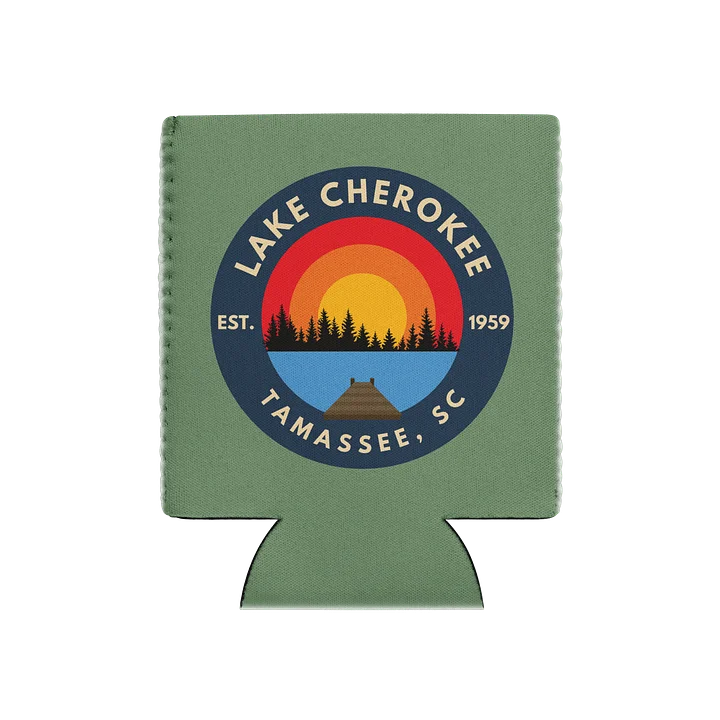 Lake Cherokee Sunset Koozie product image (1)