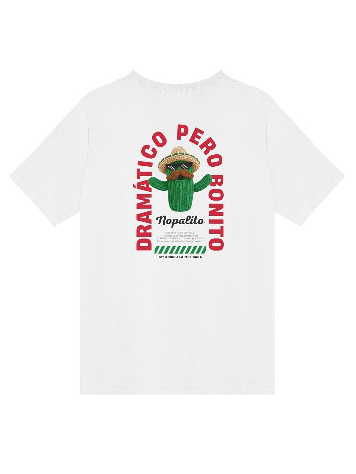 "Nopalito" Dramático pero Bonito V-Neck T-Shirt (Light Edition) product image (2)