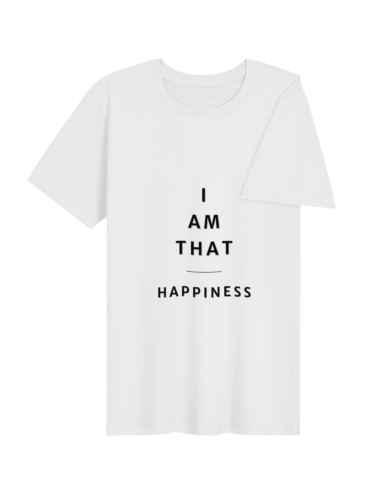 Unisex T-Shirt - HAPPINESS (Pure Text) product image (5)