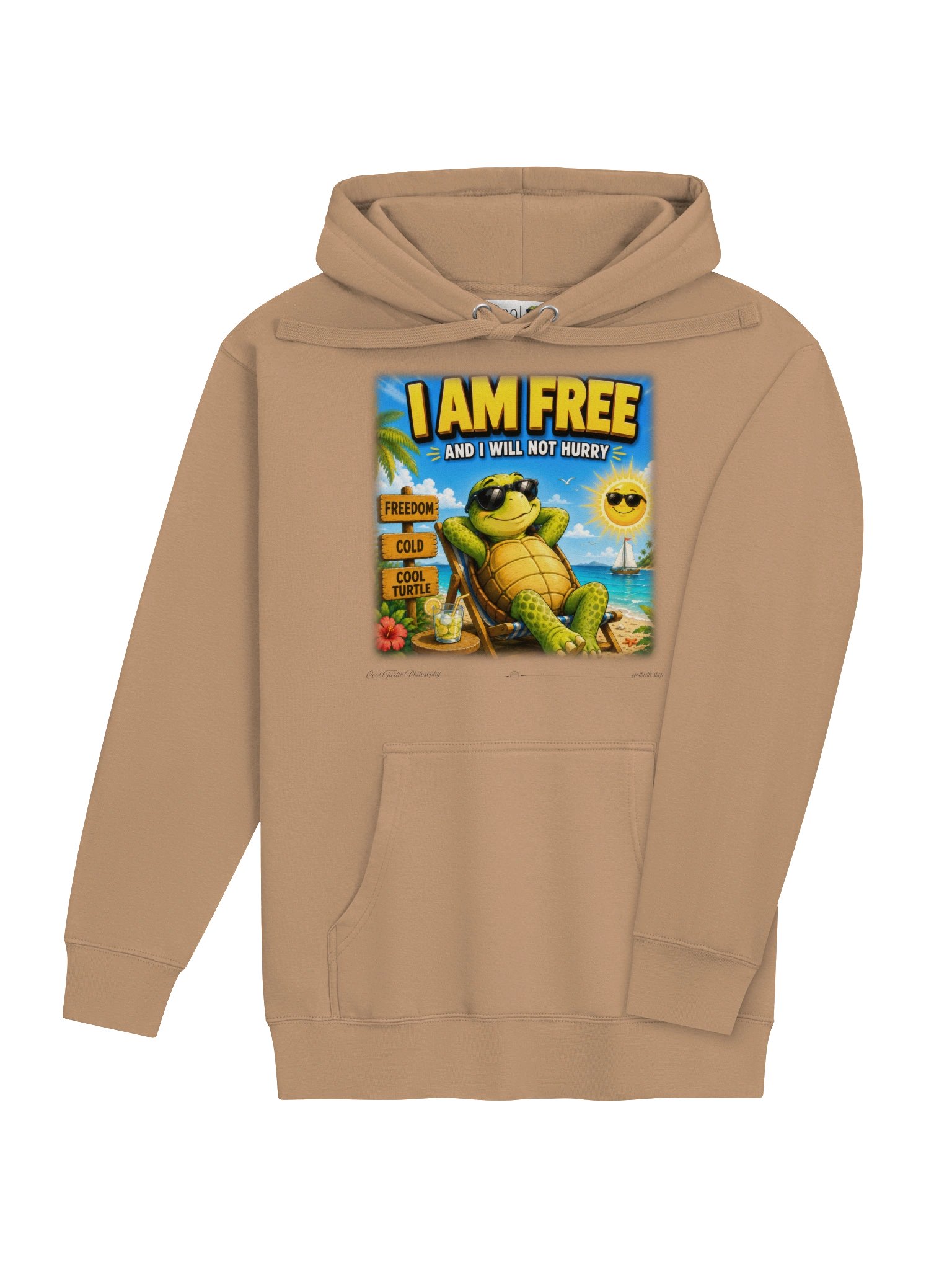 I Am Free Turtle Hoodie – Premium Slow Living Pullover product image (2)
