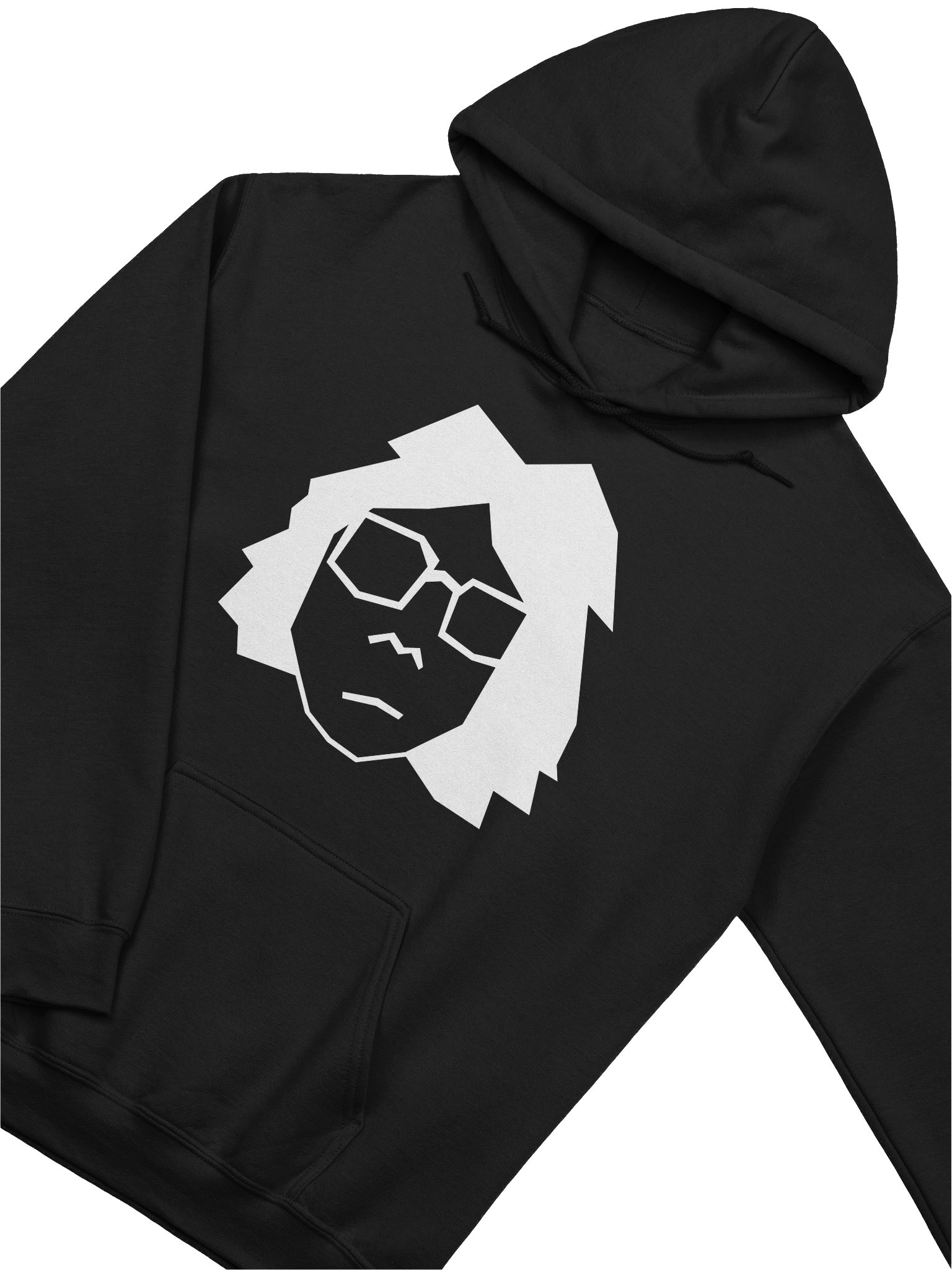Luv4Loop Head - Hoodie (White-on-Black) product image (3)