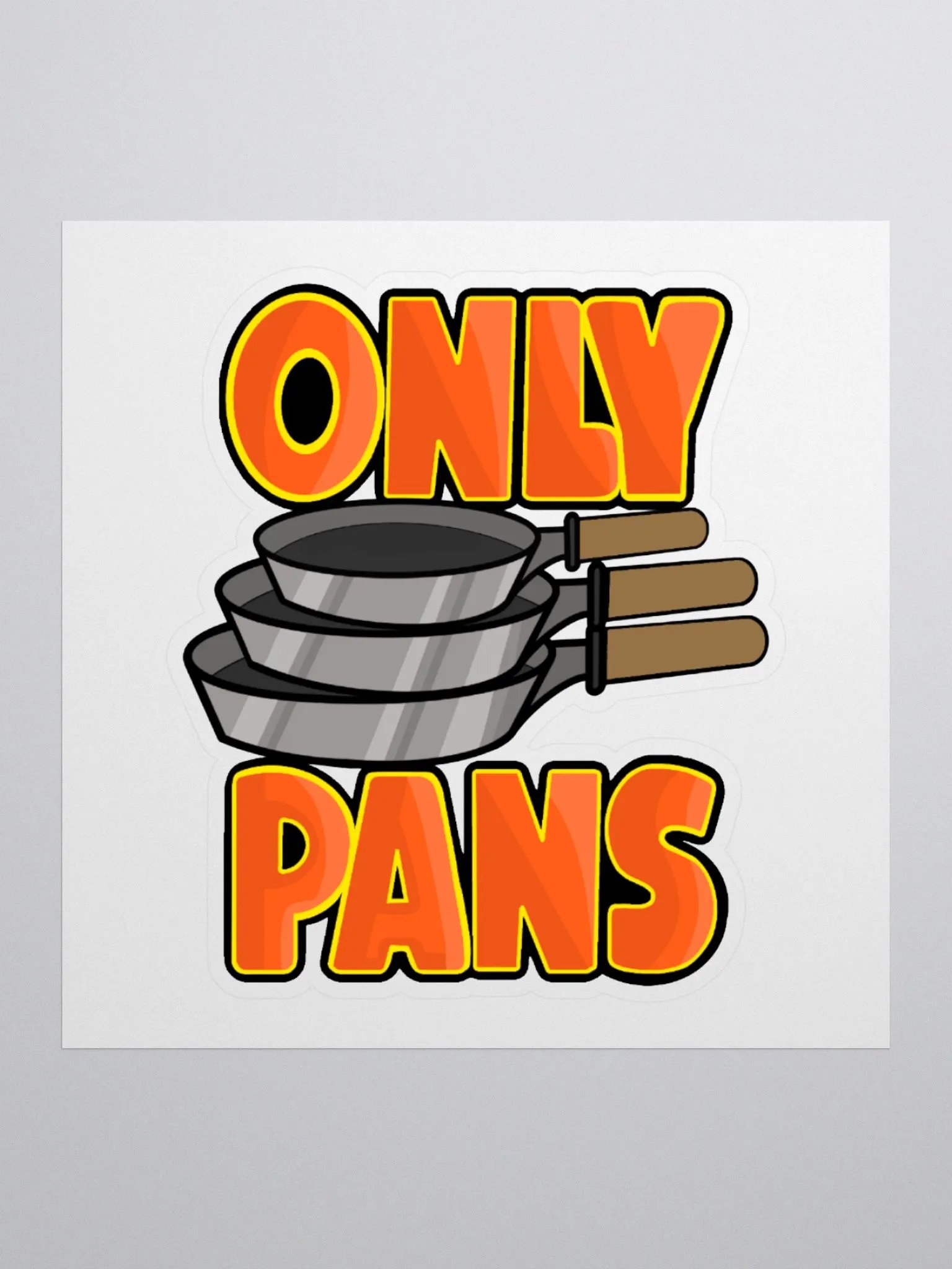 Only Pans Sticker product image (1)