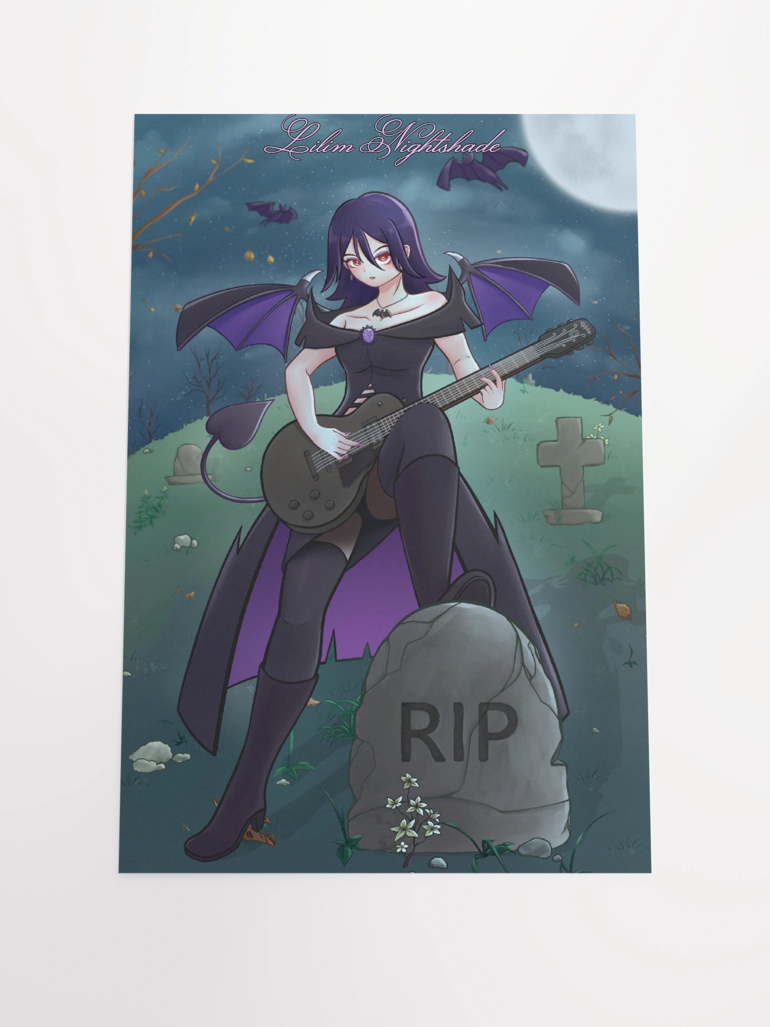 Lilim Nightshade Graveyard Poster product image (3)