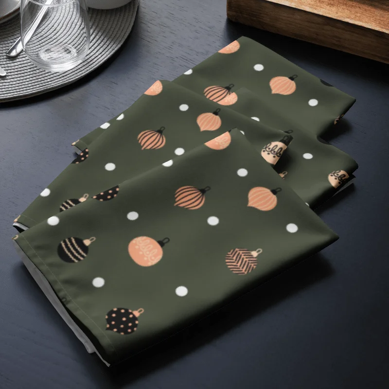 Festive Ornaments Cloth Napkin Set product image (1)