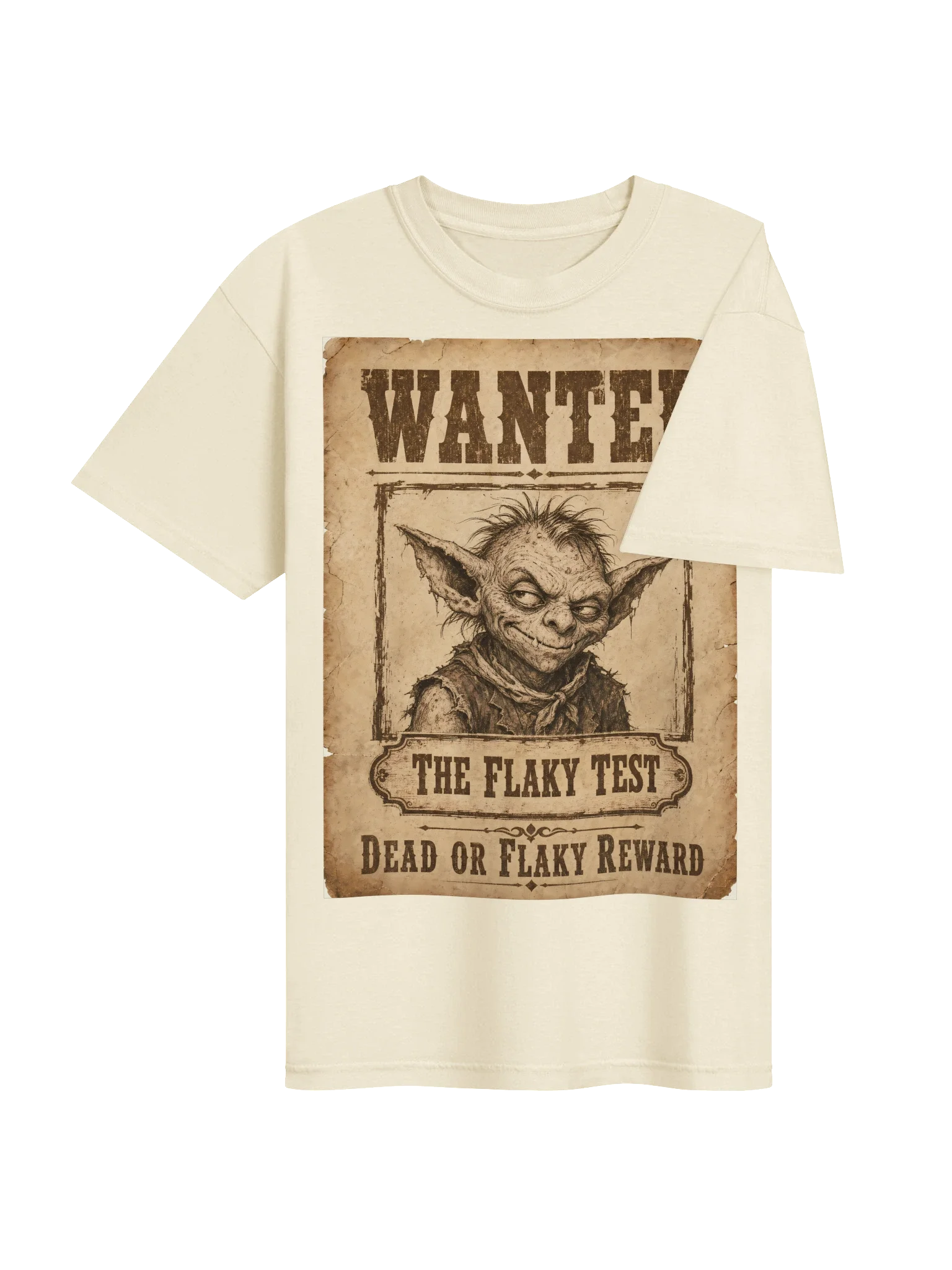 Wanted The Flaky Test Tee — view 4