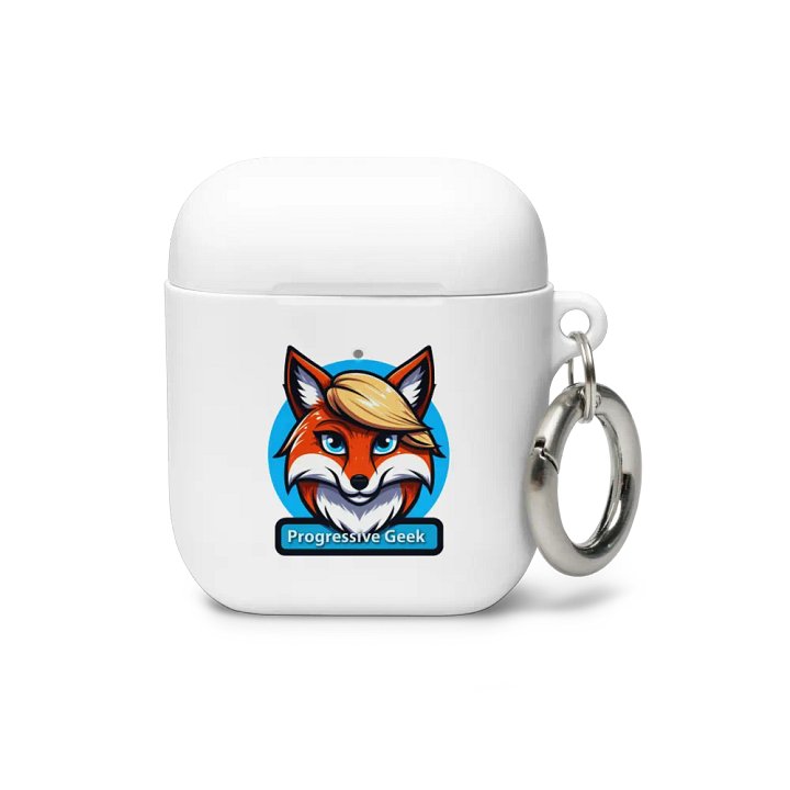 PG Logo White AirPods Case product image (1)