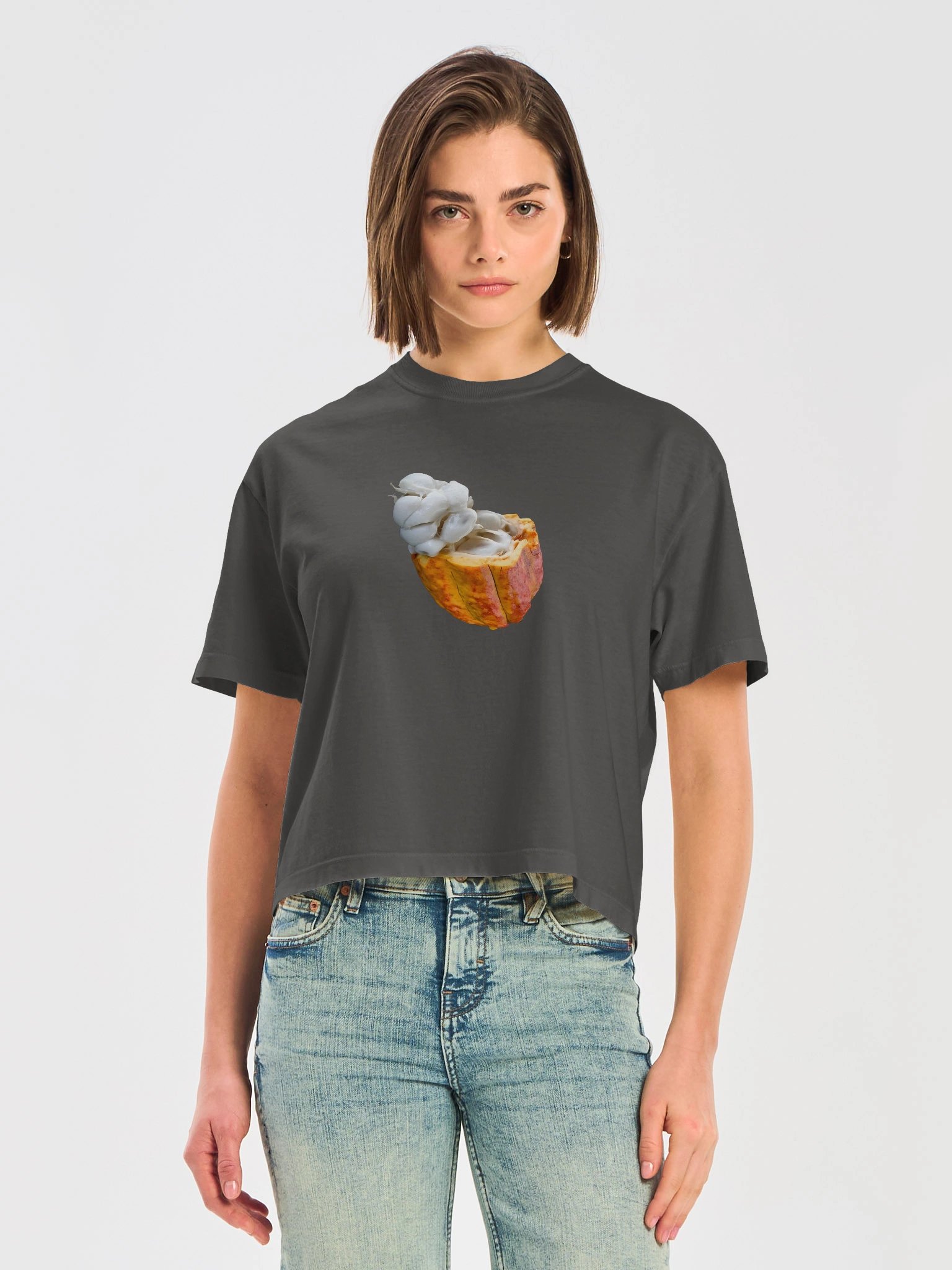 Caribbean Apples - CoCao West Indies Minimal | Women's Heavyweight Boxy T-Shirt product image (13)