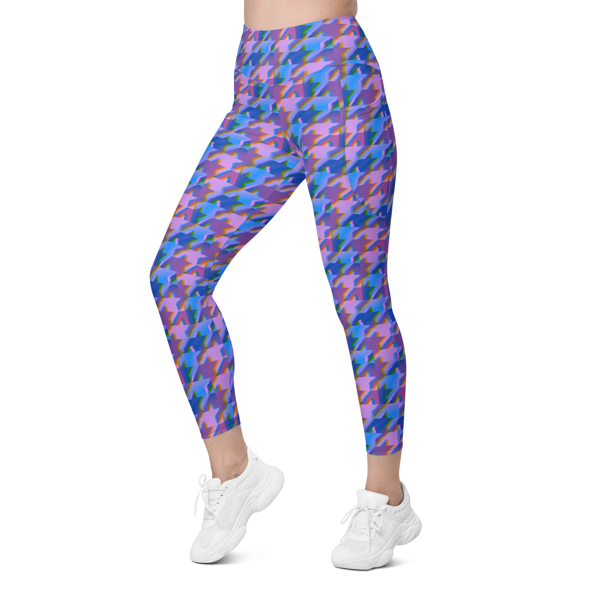 Houndsglitch x Vaporwave - Leggings with Pockets product image (4)