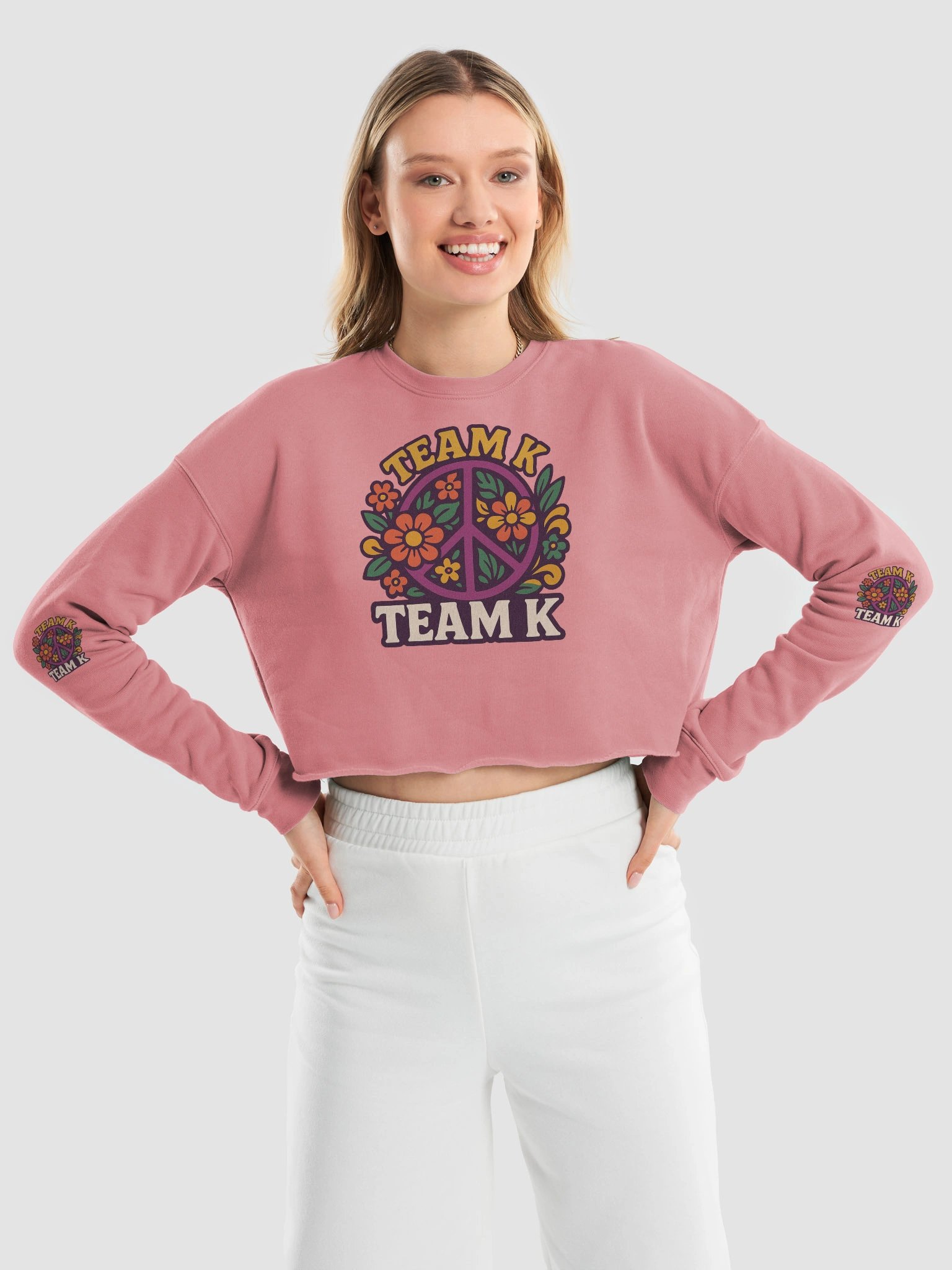 Team K 1960's Crop Sweatshirt product image (25)