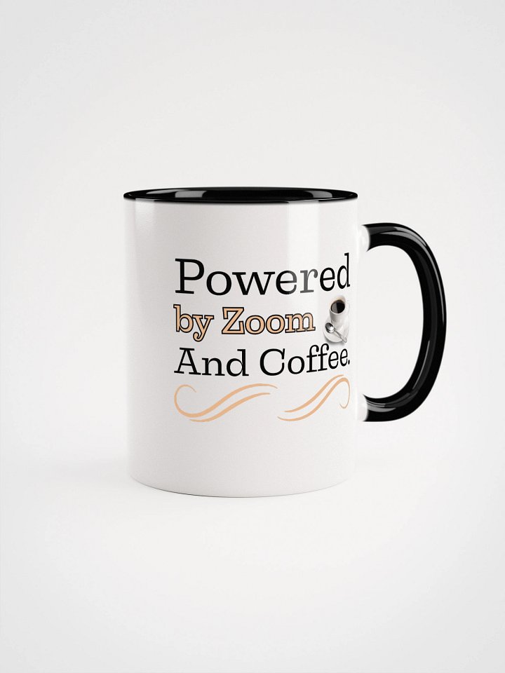 Powered By Zoom and Coffee, The Tech- Savvy Ceramic Mug product image (2)