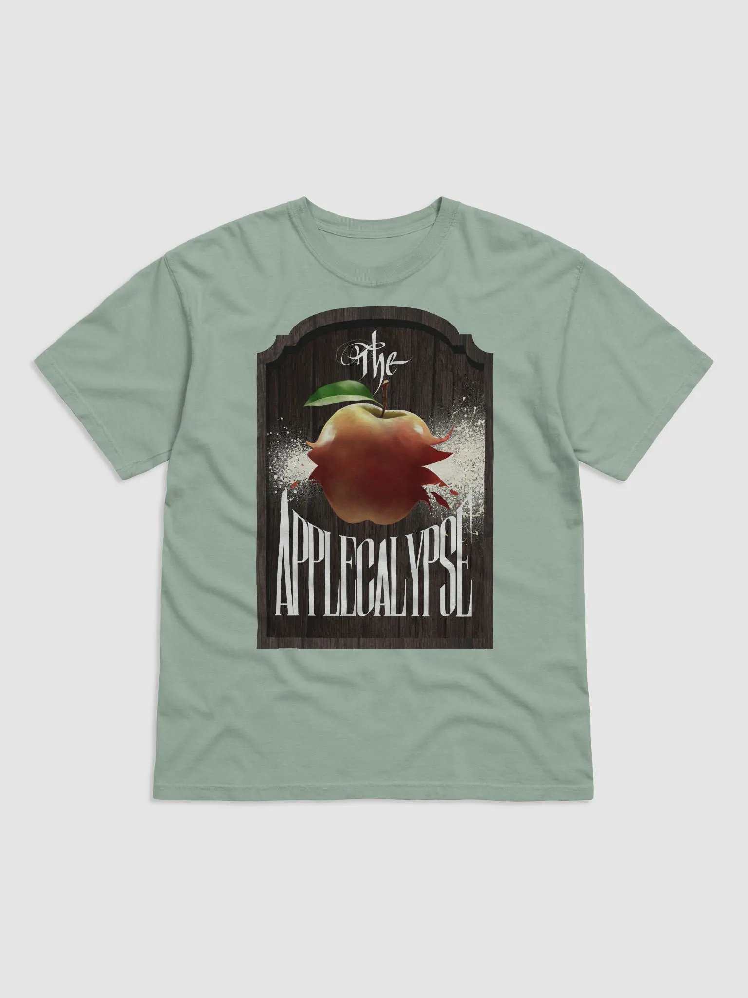 The Applecalypse Pub Sign (Light) ✦ Comfort Colors Garment-Dyed Heavyweight T-Shirt product image (5)