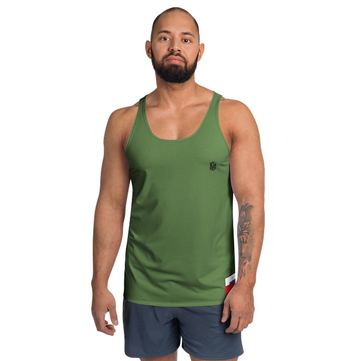 Débardeur all-over olive RURUTU — PU MANATU product image (1)