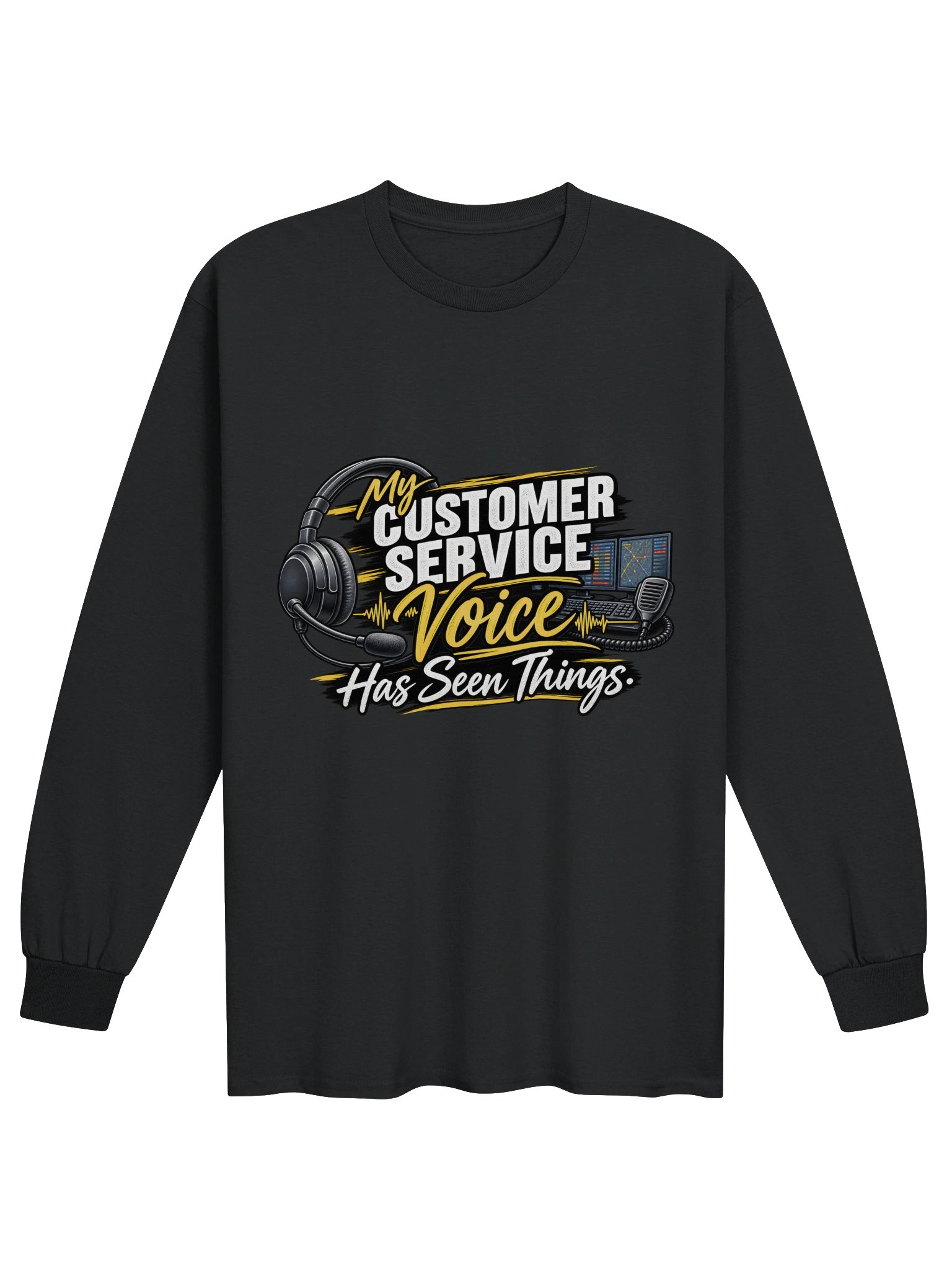 Customer Service Voice Long Sleeve-Men's product image (1)