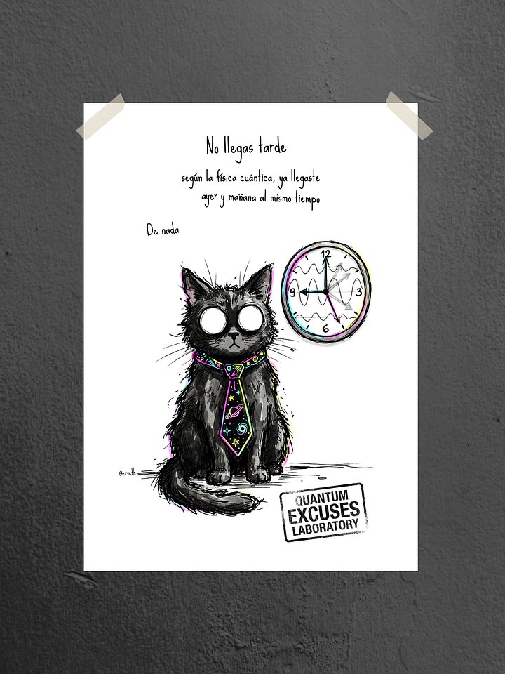 Quantum Cat Tips V – Puntualidad Cuántica [ESPAÑOL] product image (1)