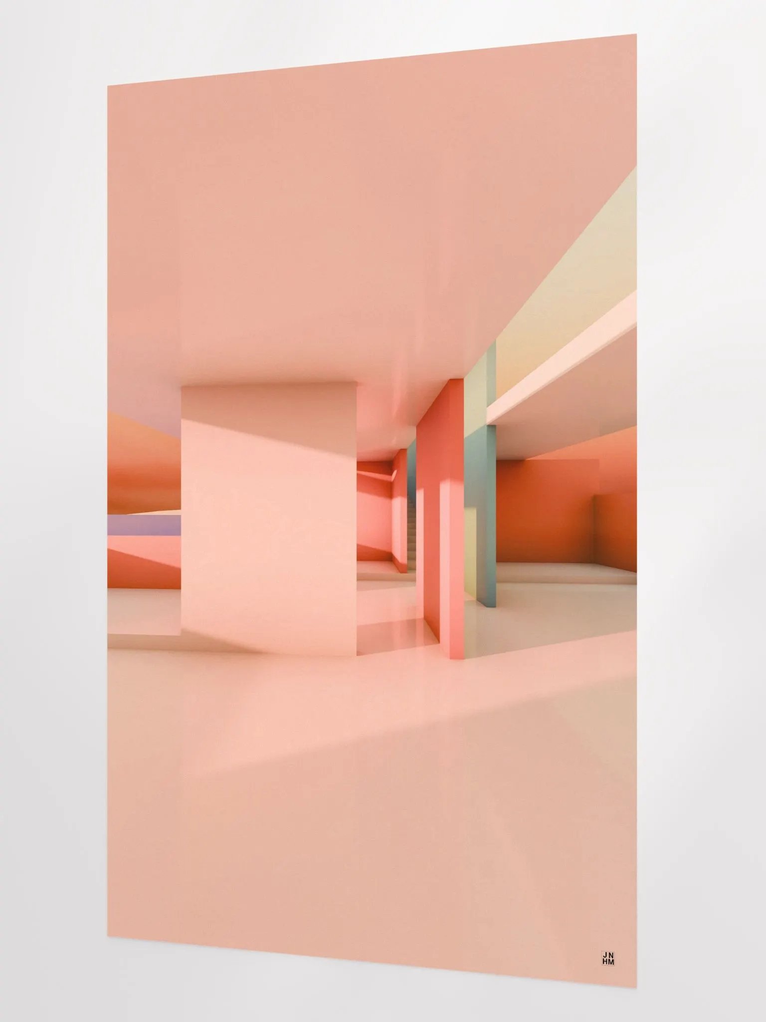 Architectural Landscape - Summer Pastel 04 24"x36" Frameless product image (2)