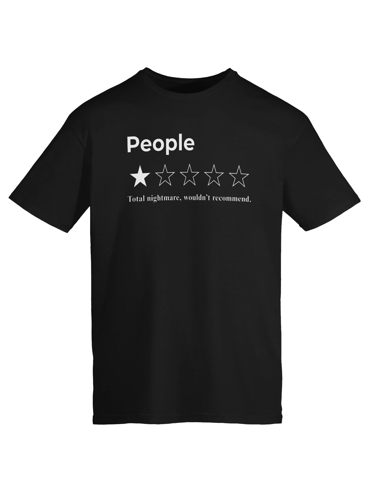 Funny People One Star Review T-shirt product image (5)