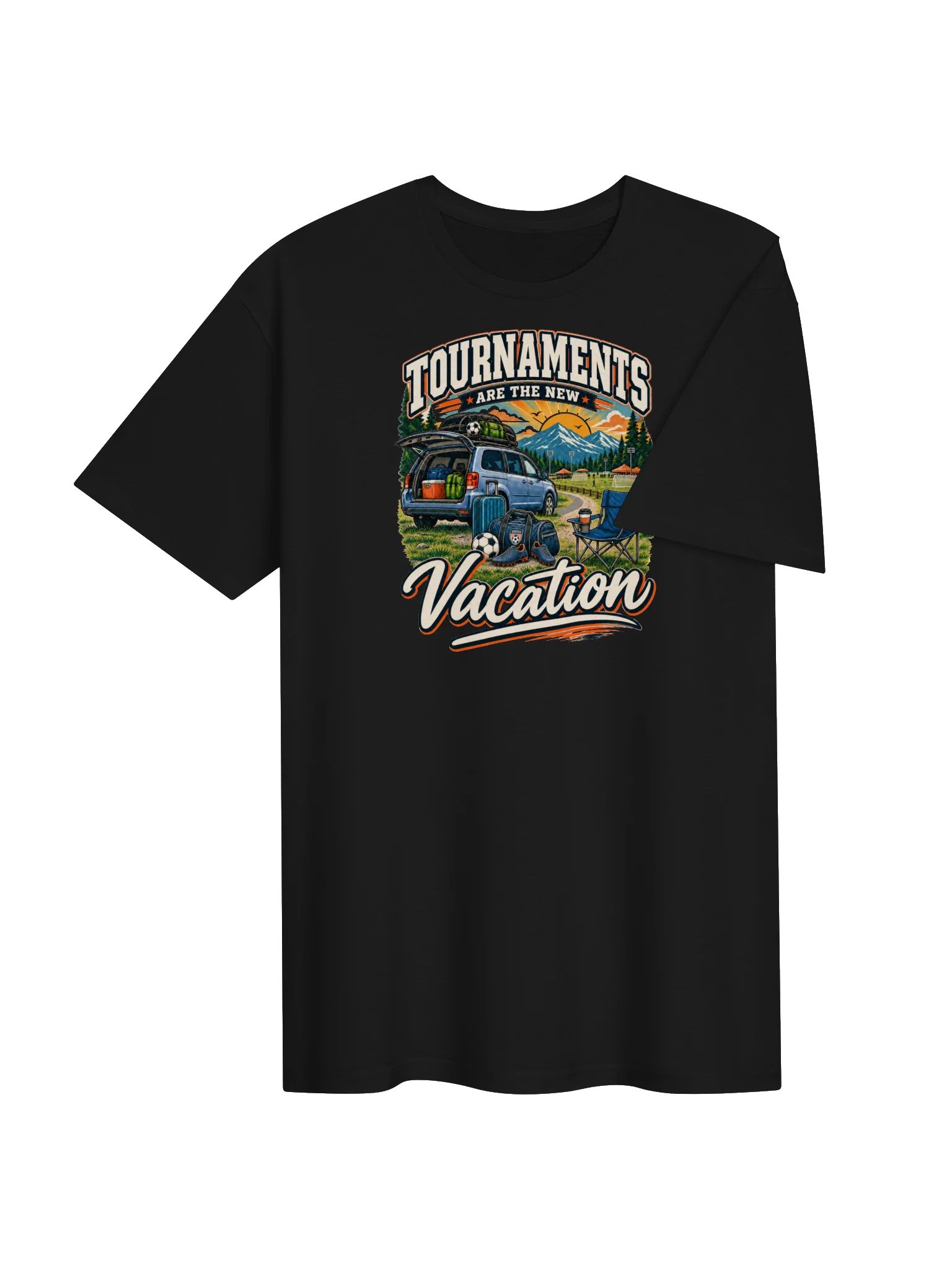Tournaments Are the New Vacation Soccer Tee product image (4)