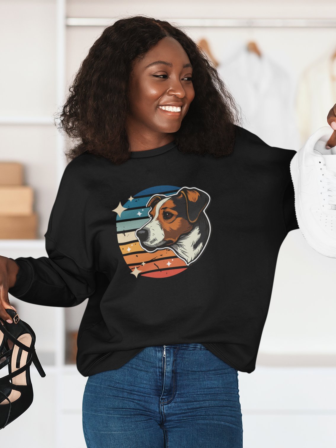 Jack Russell Owner Sweatshirt - Dark Colors product image (1)