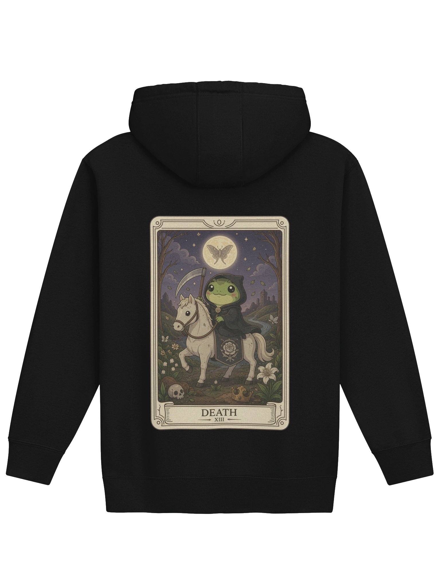 Death - Tarotoads! - Unisex Custom-made Heavy Cotton Hoodie product image (1)