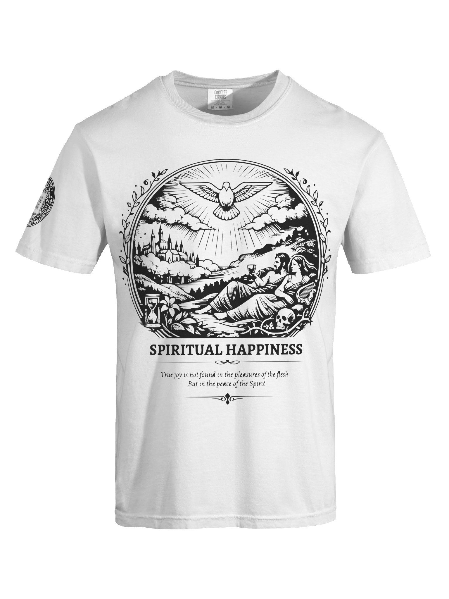 Spiritual Happiness (Black on White/Color) product image (8)