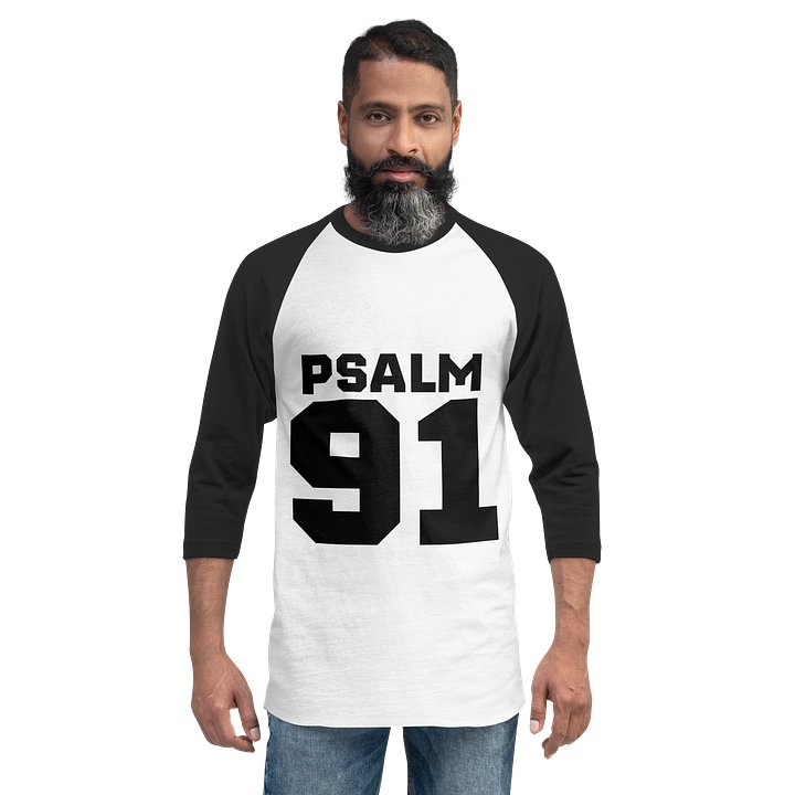 Psalm 91 Raglan Tee product image (1)