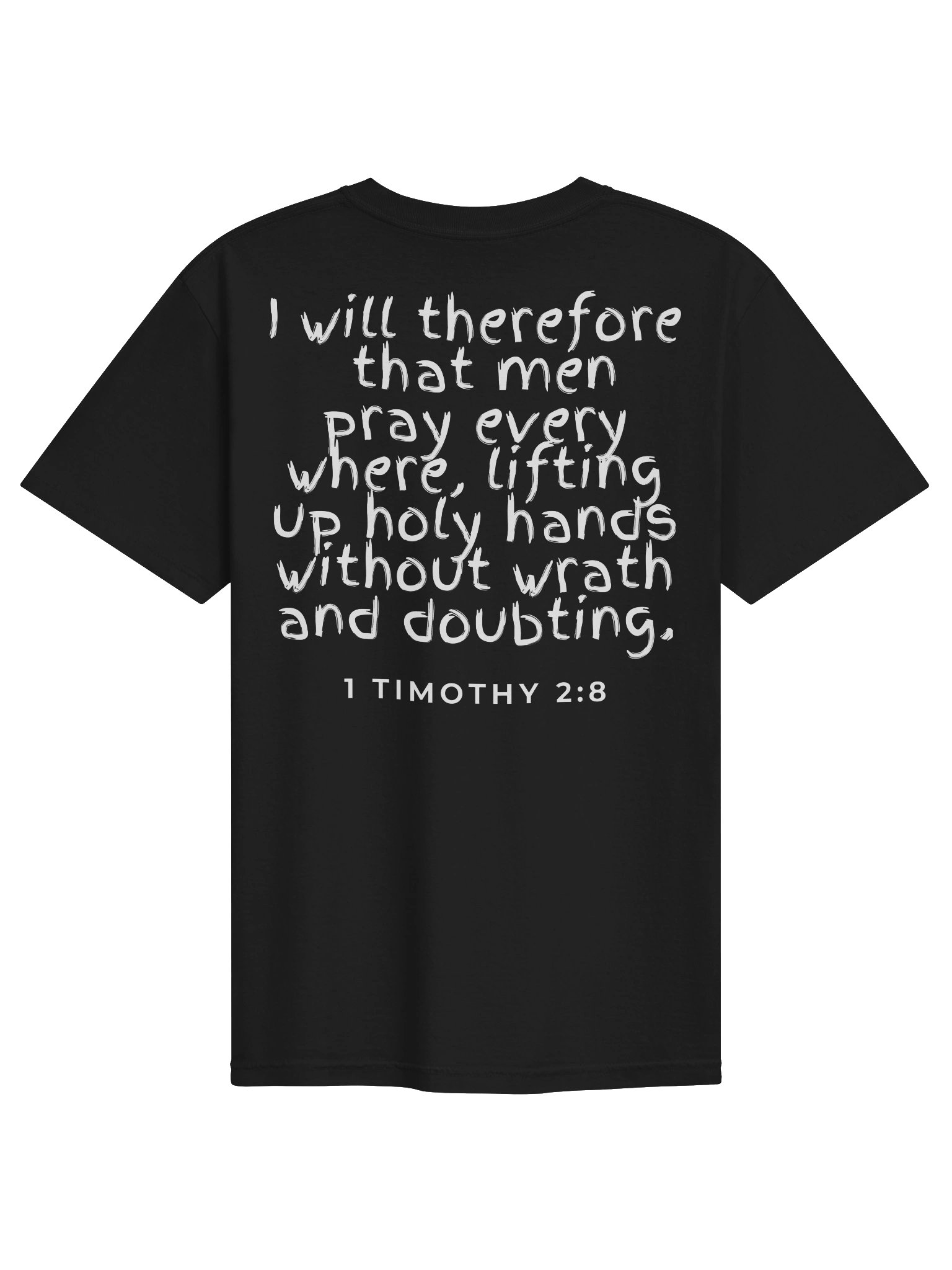 1 Timothy 2:8 Scripture Tee product image (146)