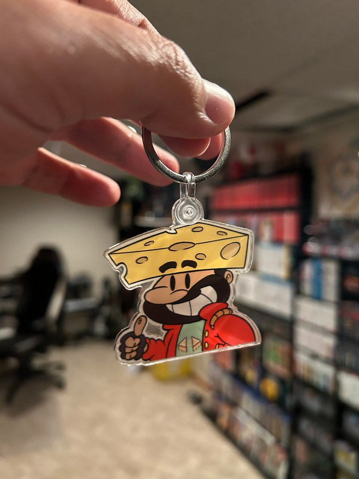 Retro Cheesehead Keychain product image (2)