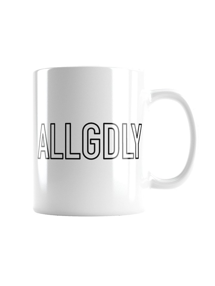 Allegedly Ceramic Mug - Stylized (White) product image (4)