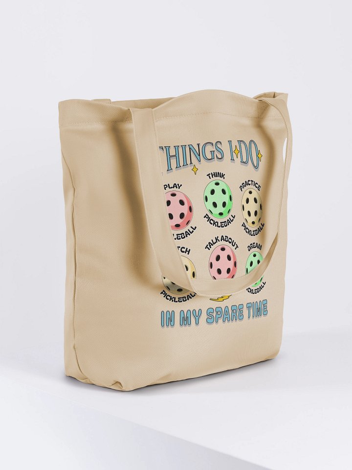Things I Do In My Spare Time Pickleball Passion Eco Tote product image (1)