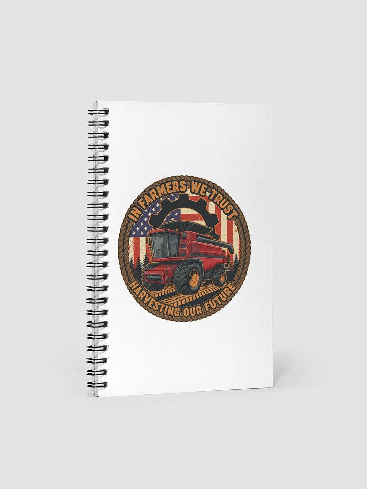 In Farmers We Trust Harvest Spiral Notebook product image (1)