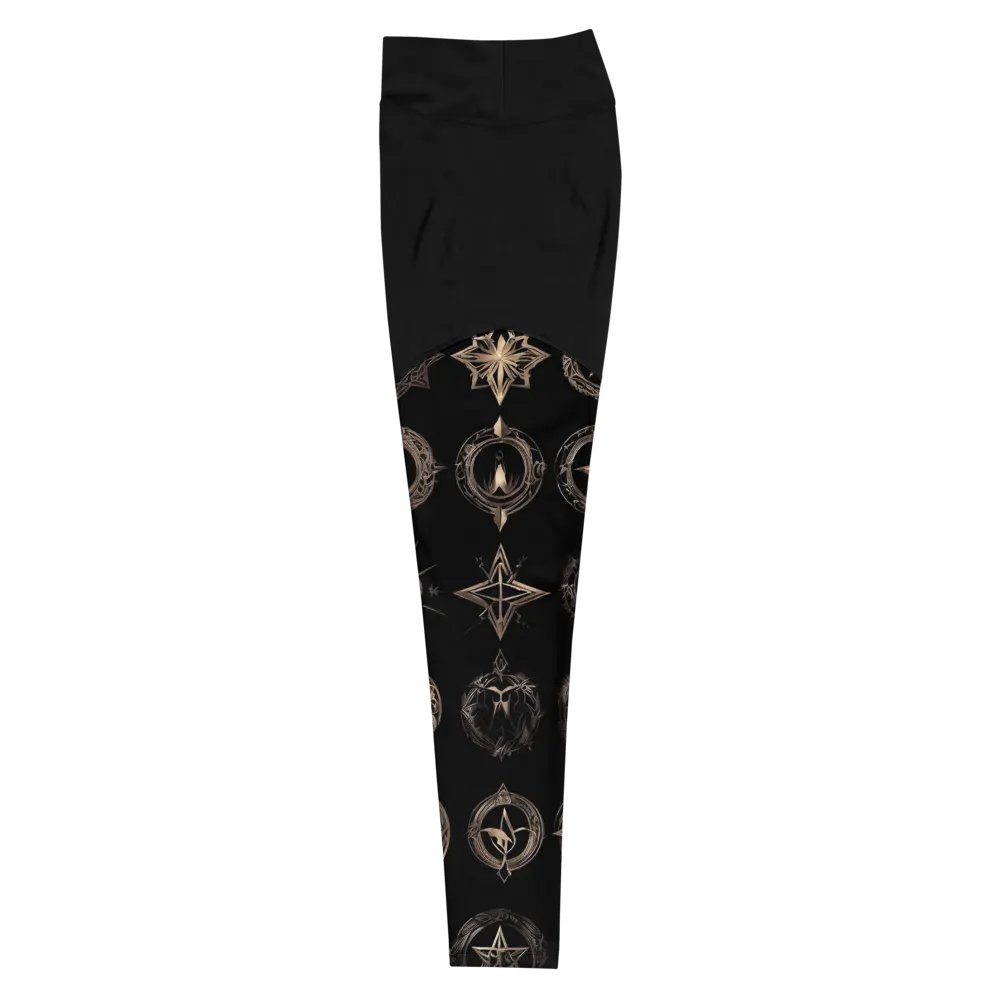 Symbology Black Top Leggings with Pocket product image (7)