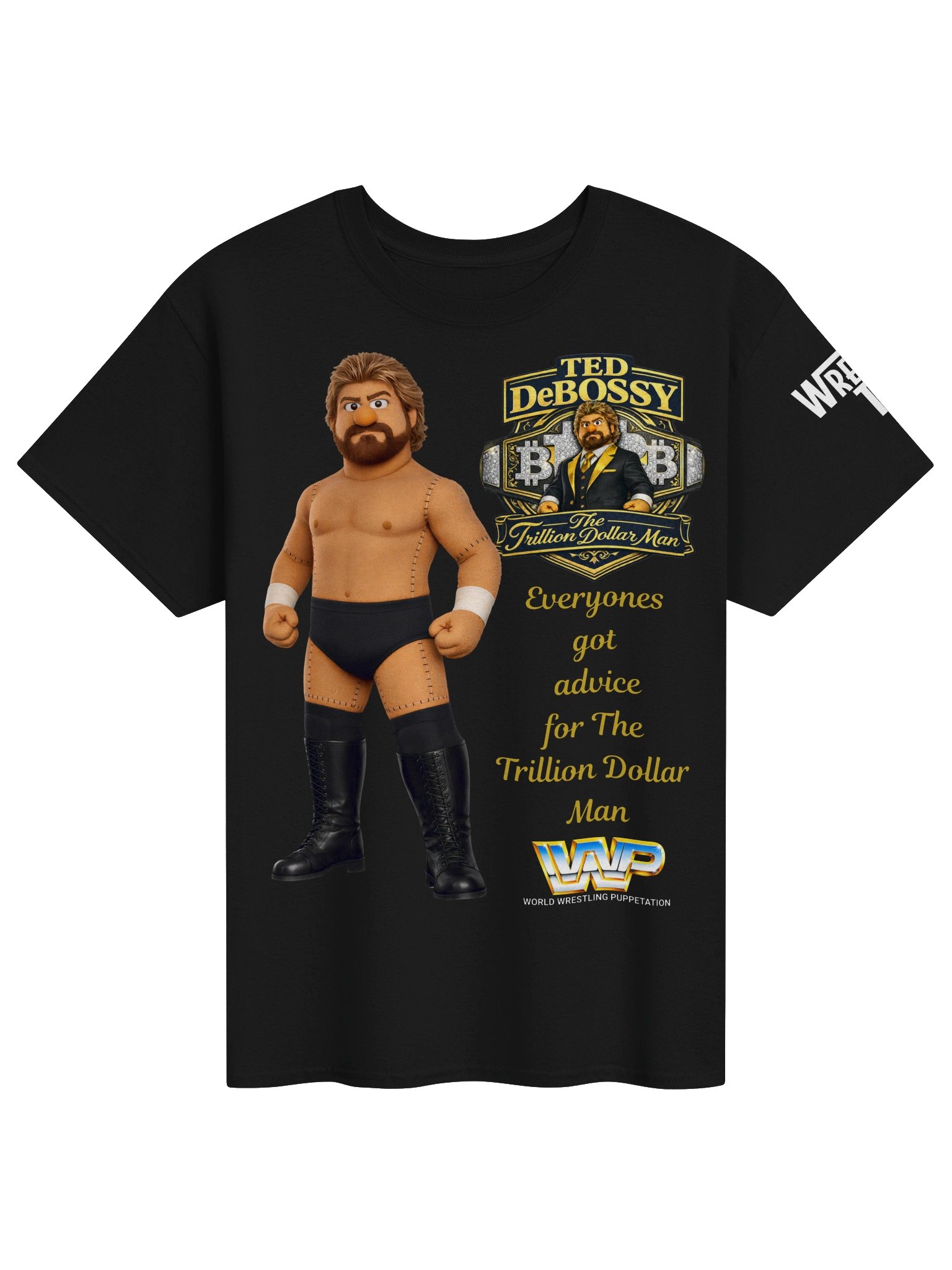 Trillion Dollar Man Ted Debossy Tee V1 w/Sleeve print product image (1)