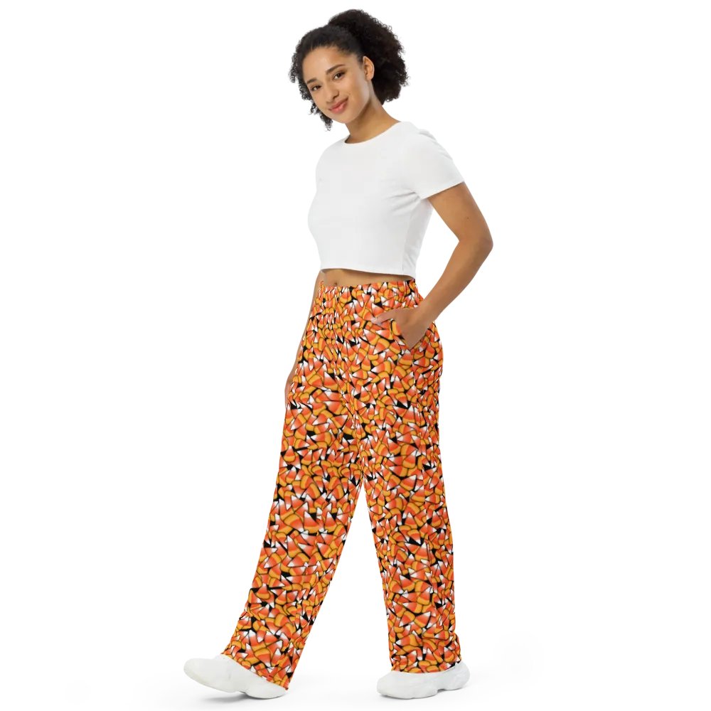 Candy Corn Pattern Wideleg Pants product image (4)