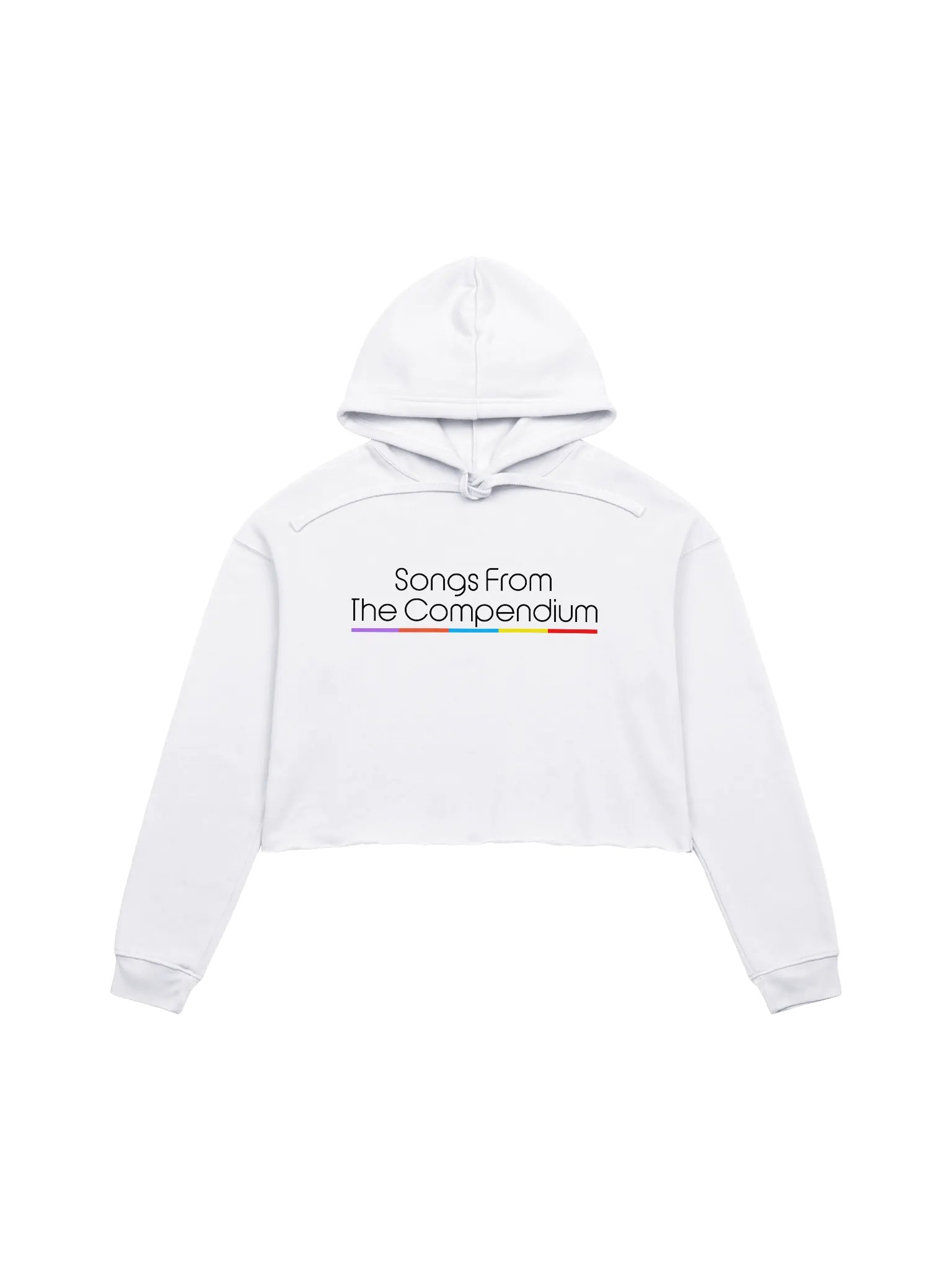 "Songs From The Compendium" Crop Hoodie product image (1)