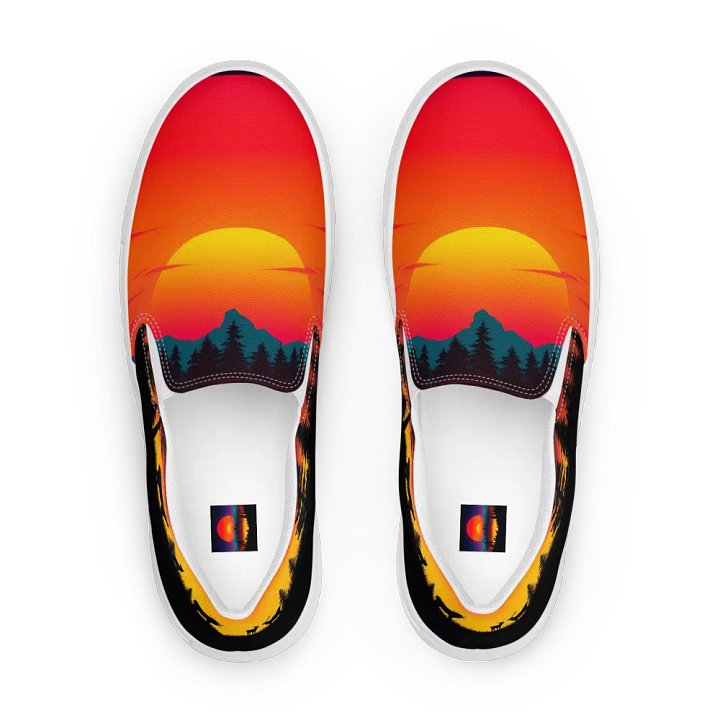 Sunset Mountain Dreams Women's Slip-On Shoes product image (2)